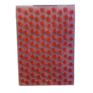 Crafters Companion Small Flower Embossing Folder 4x7" Craft Template